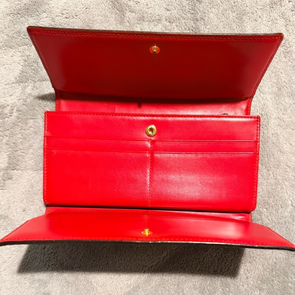MCM Tan Leather Wallet with Logo Pattern - Picture 5 of 7